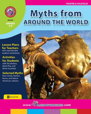 Rainbow Horizons A85 Myths from Around the World - Grade 4 to 6 | Rose Chloe