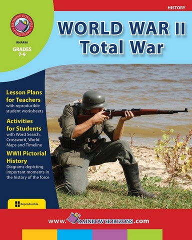 Rainbow Horizons A90 World War II Total War - Grade 7 to 9 | Rose Chloe