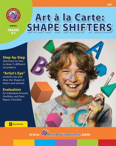 Rainbow Horizons A94 Art A La Carte Shape Shifters - Grade 4 to 7 | Rose Chloe