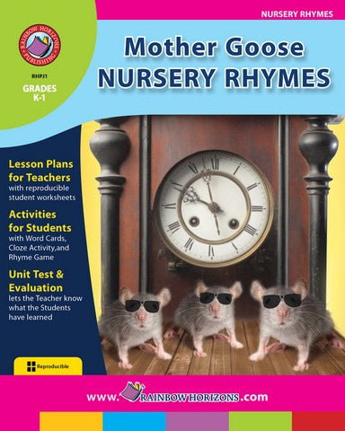 Rainbow Horizons JSLA1 Mother Goose Nursery Rhymes - Grade K to 1 | Rose Chloe