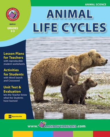 Rainbow Horizons JSLA21 Animal Life Cycles - Grade 2 to 3 | Rose Chloe