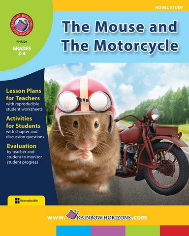 Rainbow Horizons JSLA29 The Mouse & the Motorcycle - Novel Study - Gra | Rose Chloe