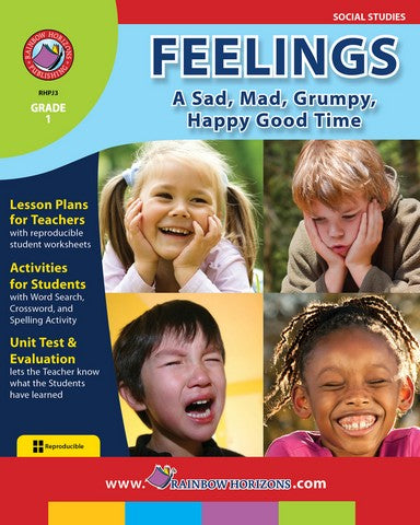 Rainbow Horizons JSLA3 Feelings A Sad, Mad, Grumpy & Happy Goo | Rose Chloe