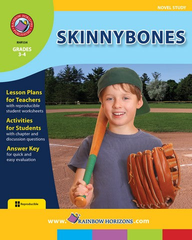 Rainbow Horizons JSLA34 Skinnybones - Novel Study - Grade 3 to 4 | Rose Chloe