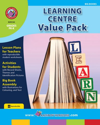 Rainbow Horizons Z105 Learning Centre Value Pack - Grade PK to K | Rose Chloe