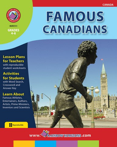 Rainbow Horizons Z111 Famous Canadians - Grade 4 to 6 | Rose Chloe