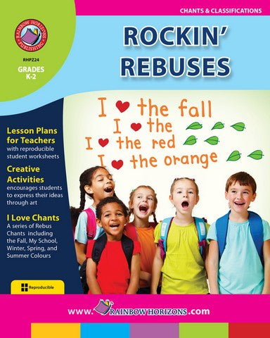 Rainbow Horizons Z24 Rockin Rebuses - Grade K to 2 | Rose Chloe