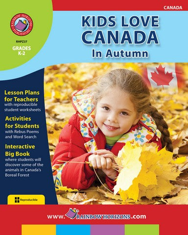 Rainbow Horizons Z37 Kids Love Canada in Autumn - Grade K to 2 | Rose Chloe