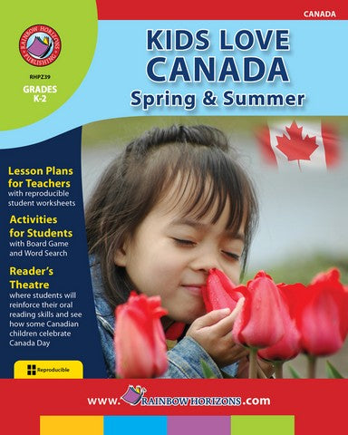 Rainbow Horizons Z39 Kids Love Canada Spring & Summer - Grade K to 2 | Rose Chloe