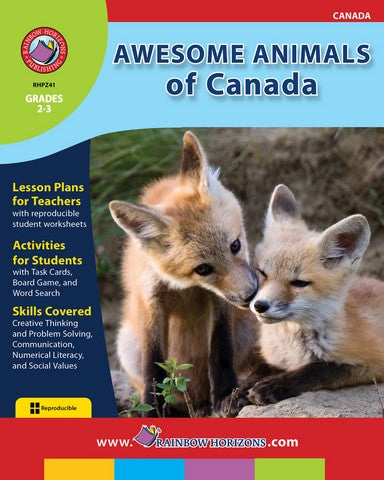 Rainbow Horizons Z41 Awesome Animals of Canada - Grade 2 to 3 | Rose Chloe