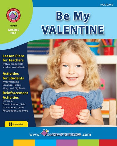 Rainbow Horizons Z59 Be My Valentine - Grade PK to 1 | Rose Chloe