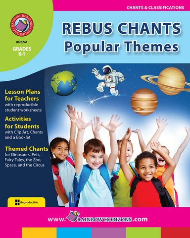 Rainbow Horizons Z61 Rebus Chants Volume 2 Popular Themes - Grade K to | Rose Chloe