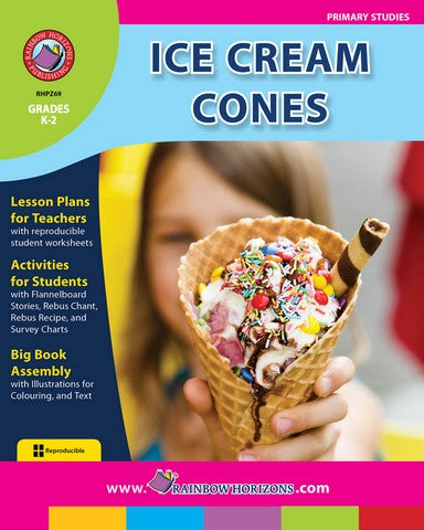 Rainbow Horizons Z69 Ice Cream Cones - Grade K to 2 | Rose Chloe