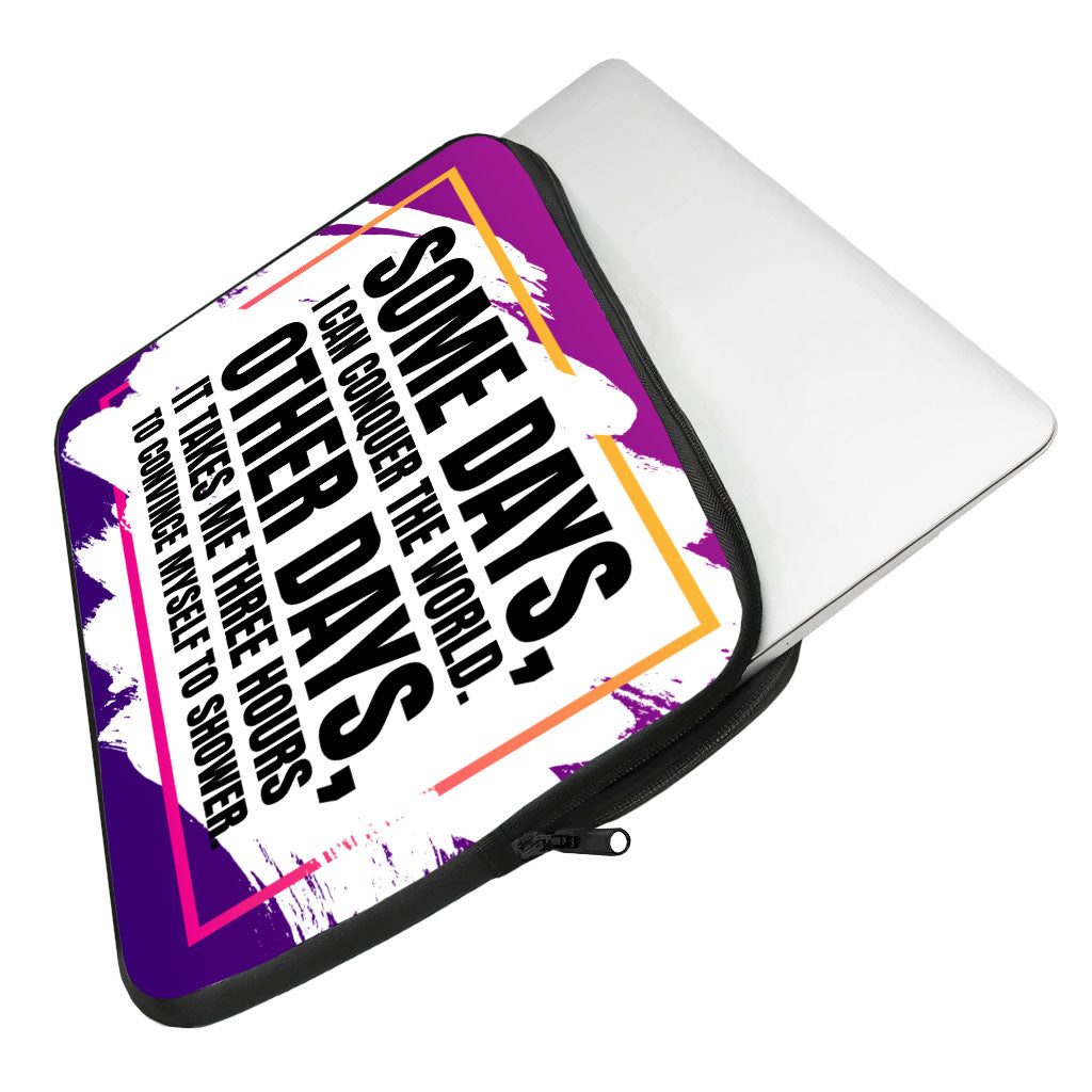 Funny Quote MacBook Pro 16" Two-Sided Sleeve - Best Design Laptop Sleeve - Graphic MacBook Sleeve