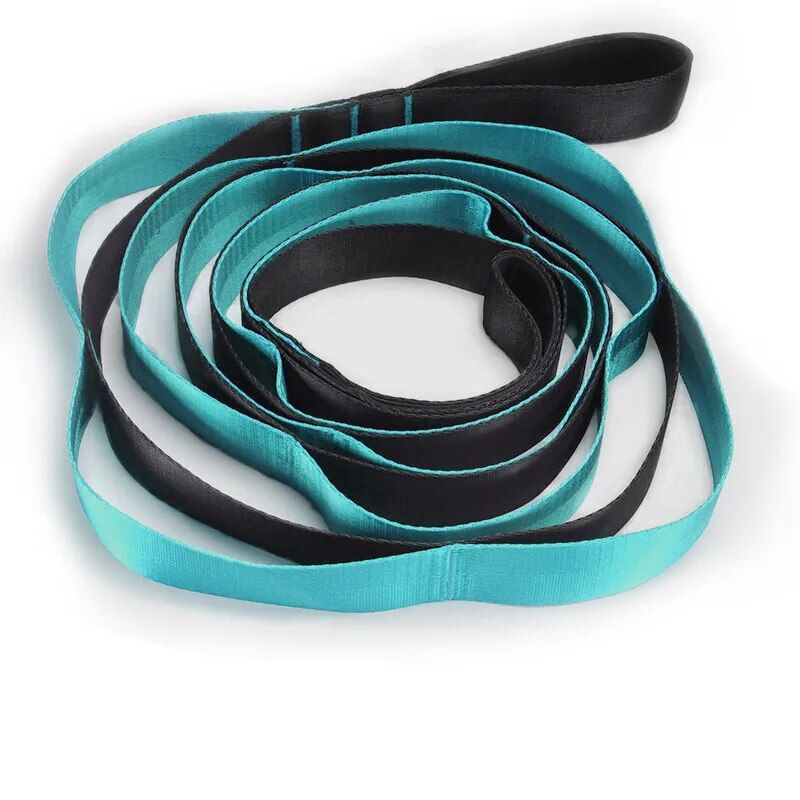 Multi-Loop Yoga Stretch Strap for Flexibility, Strength, and Therapy