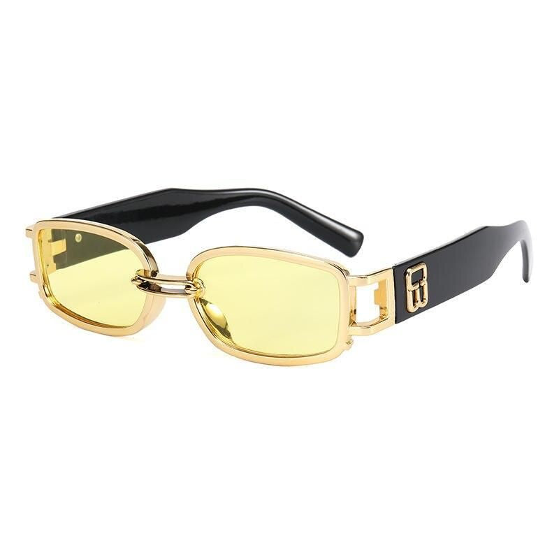 Retro Chic Rectangle Sunglasses