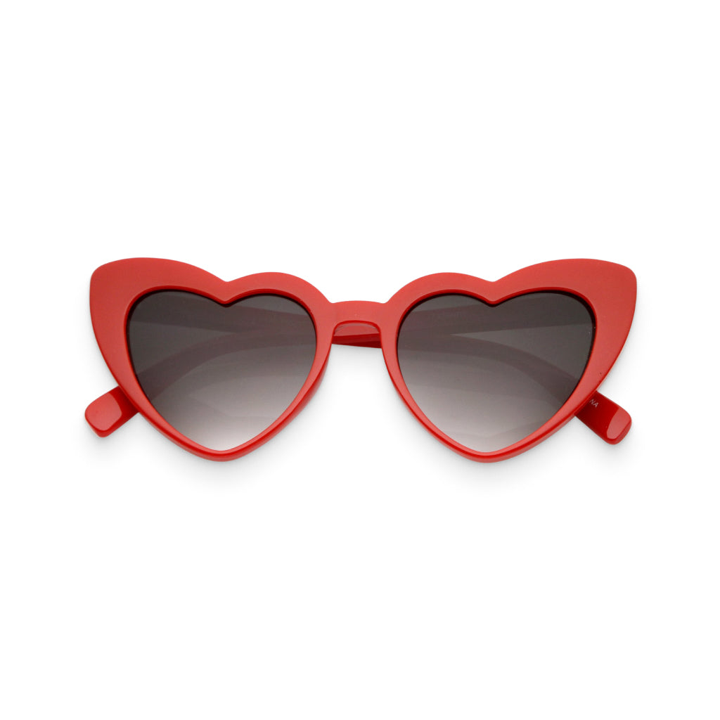 Red & Lavender Heart Sunglasses