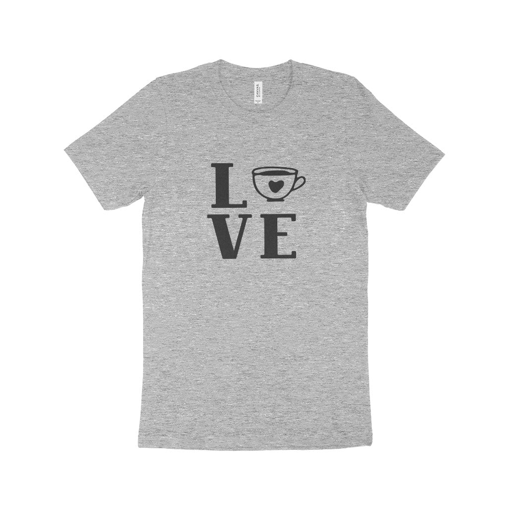 Love Coffee Unisex Jersey T-Shirt Made in USA