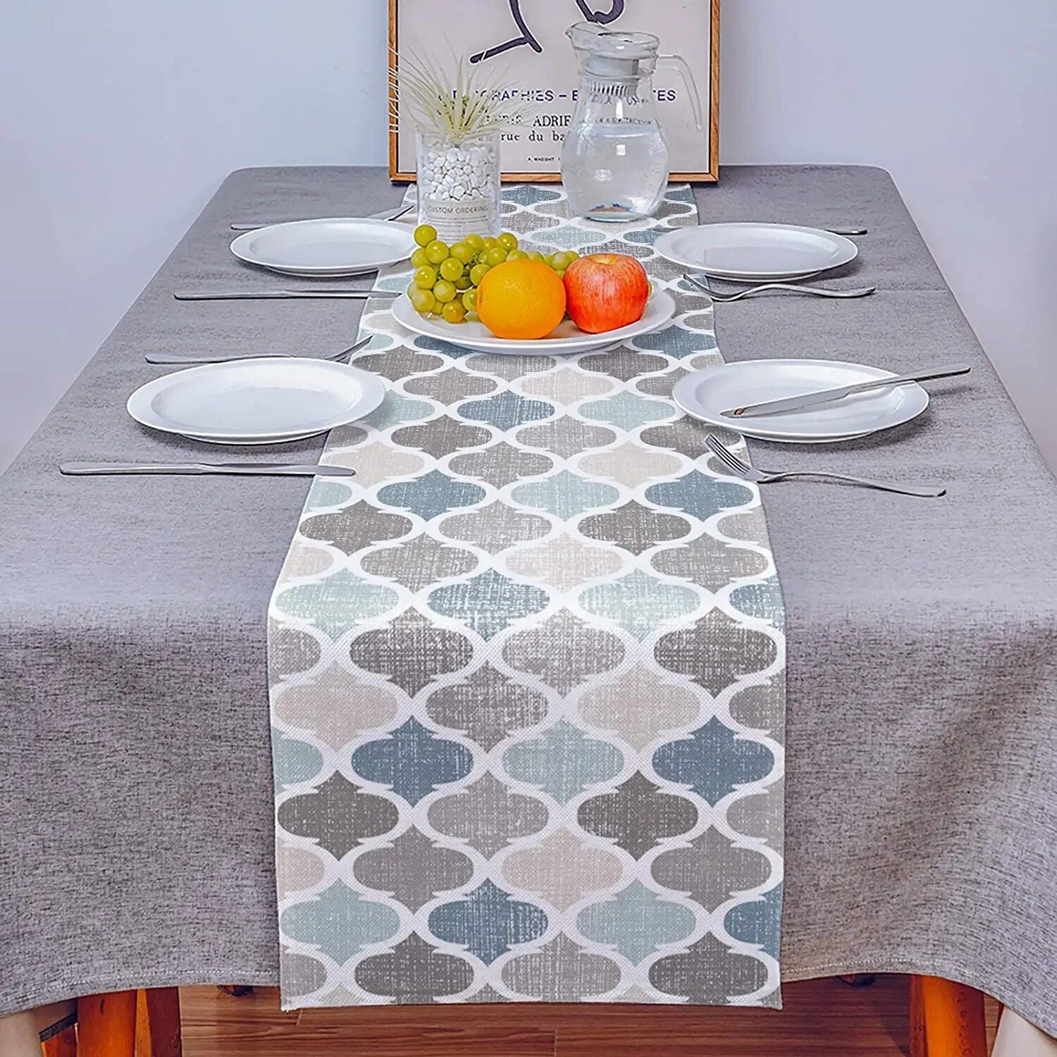 Elegant Table Runner for Modern Home and Event Decor