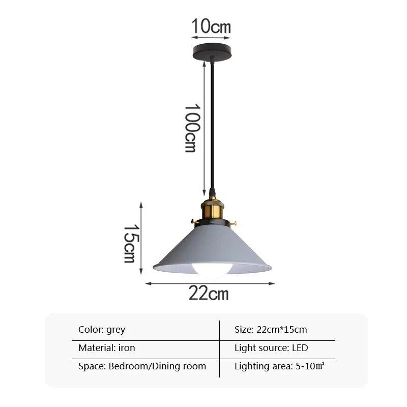 Contemporary Macaron LED Pendant Lamps