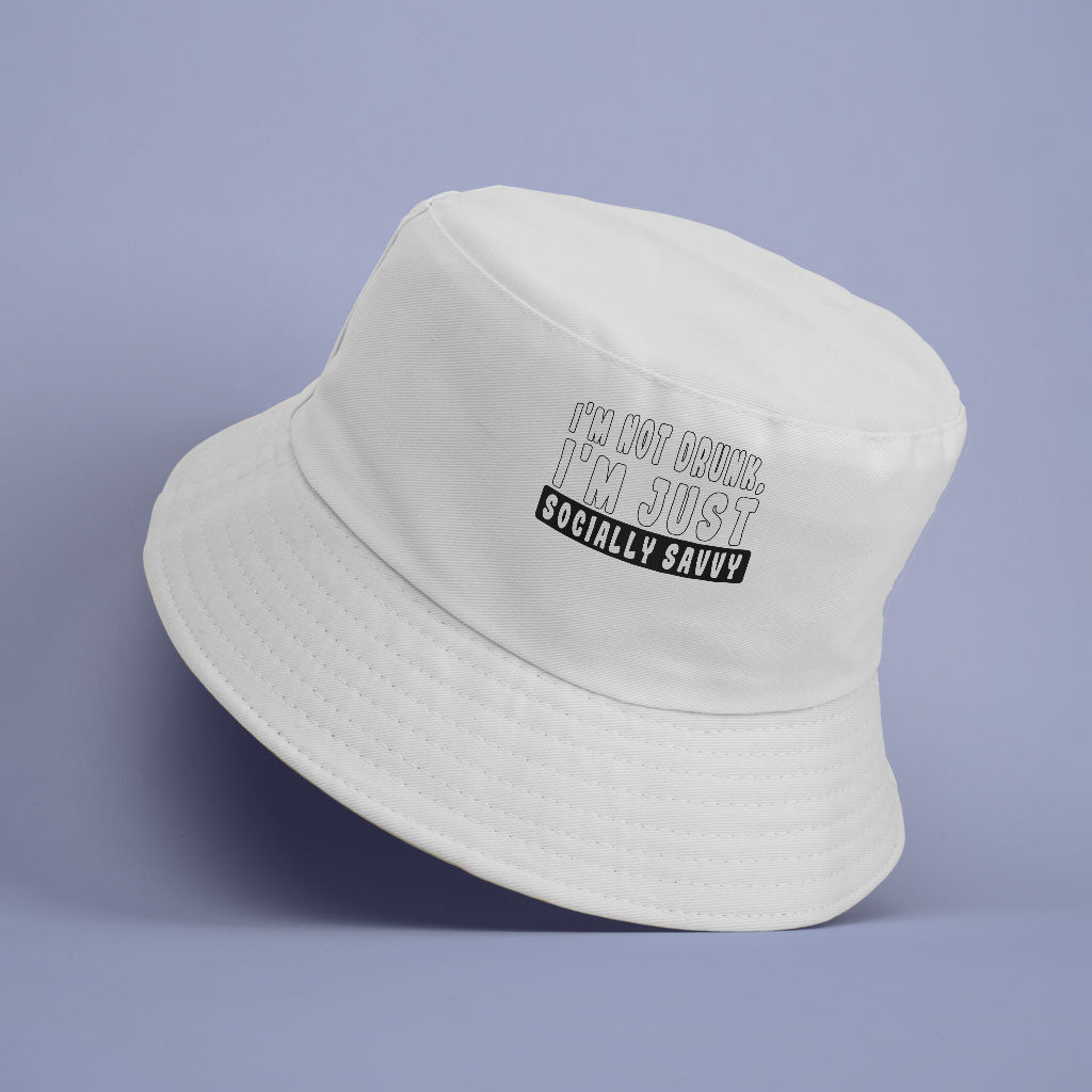 Trendy Design Bucket Hat - Quotes Hat - Funny Bucket Hat