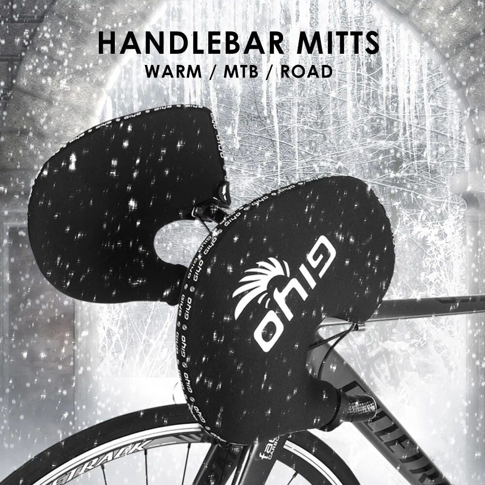 Thermal Cycling Handlebar Mittens with Reflective Safety Strip