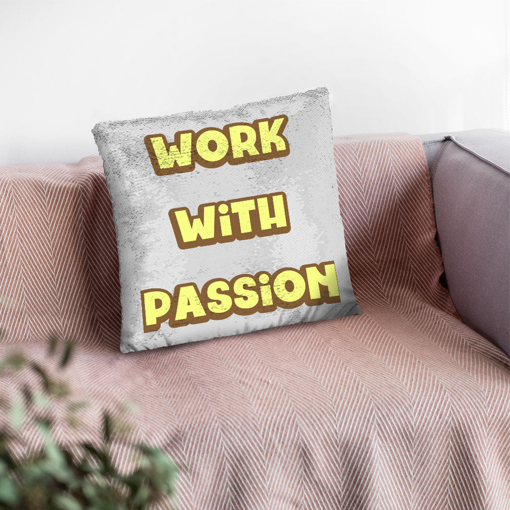 Motivational Sequin Pillow Case - Saying Pillow Case - Cute Pillowcase