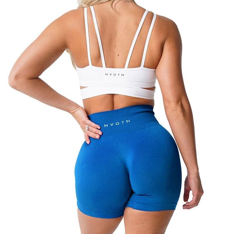 Seamless High-Waist Yoga Shorts