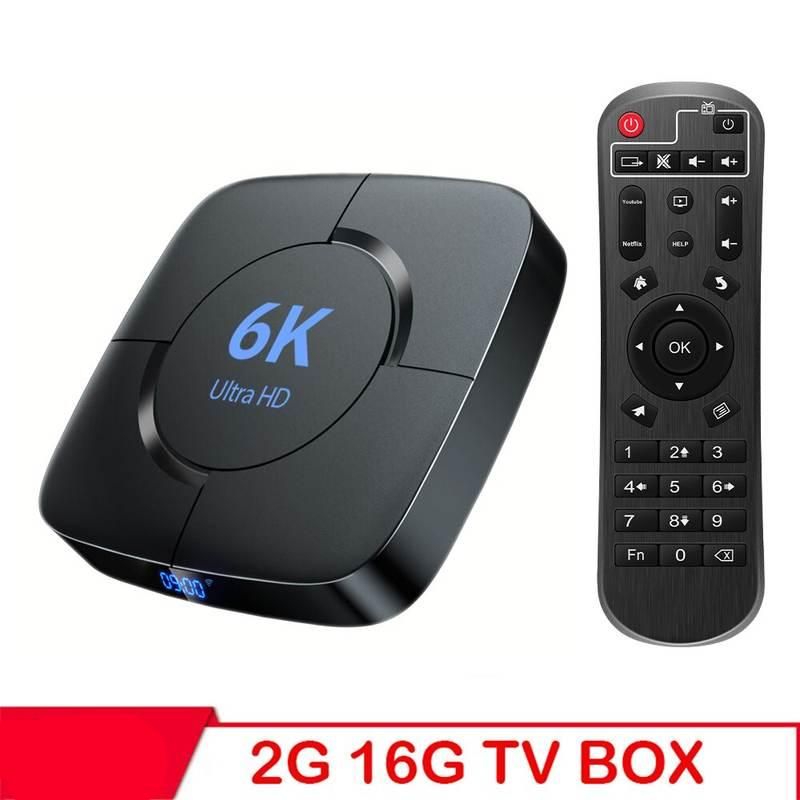 Ultra HD 6K Android 12 Smart TV Box