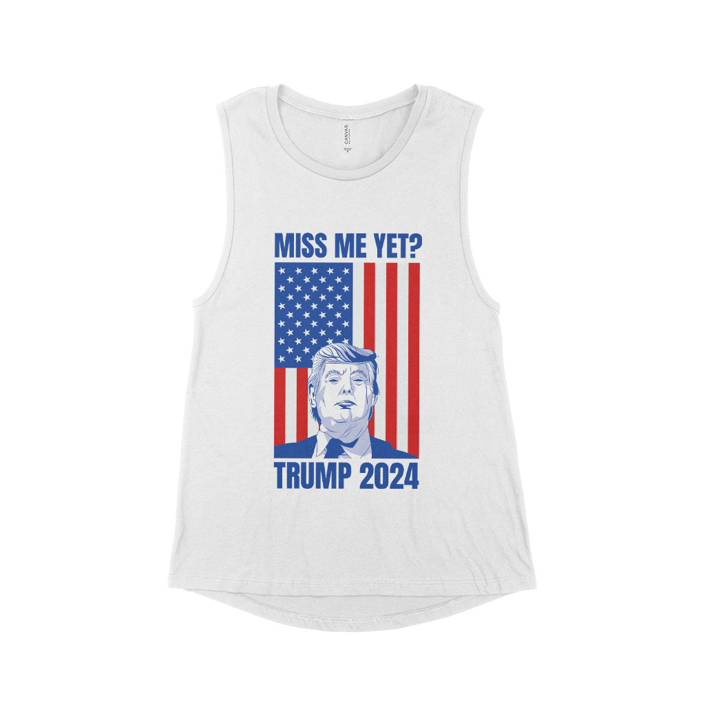 Women's Jersey Muscle Donald J Trump Tank