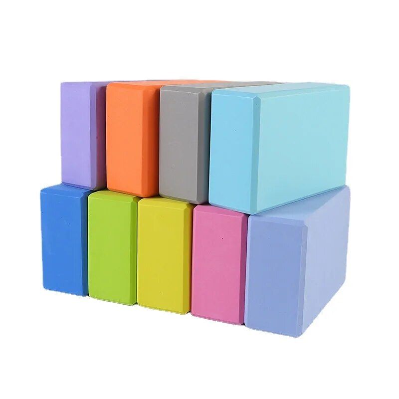 Gym Blocks Foam Brick Set for Yoga, Fitness, and Body Shaping