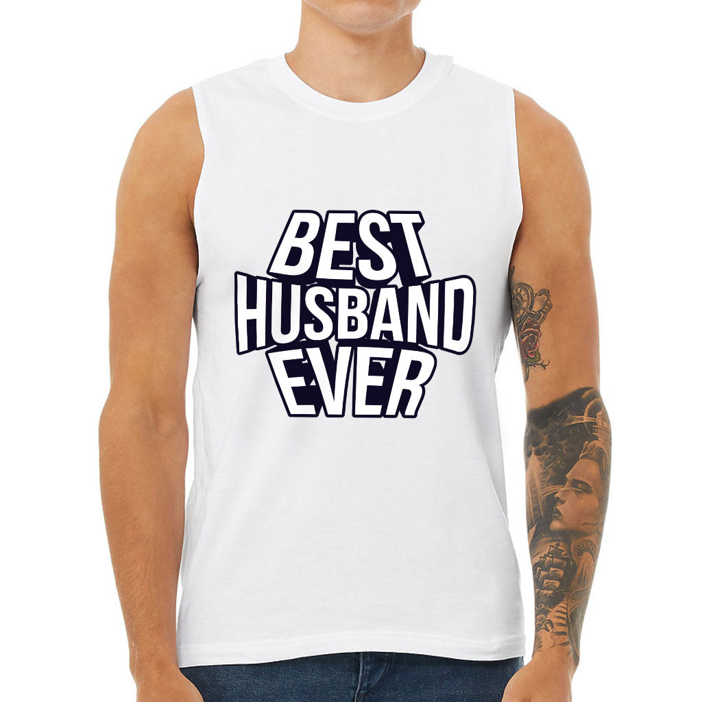 Best Husband Ever Men's Muscle Tank - Best Design Men's Sleeveless T-Shirt - Cool Tank