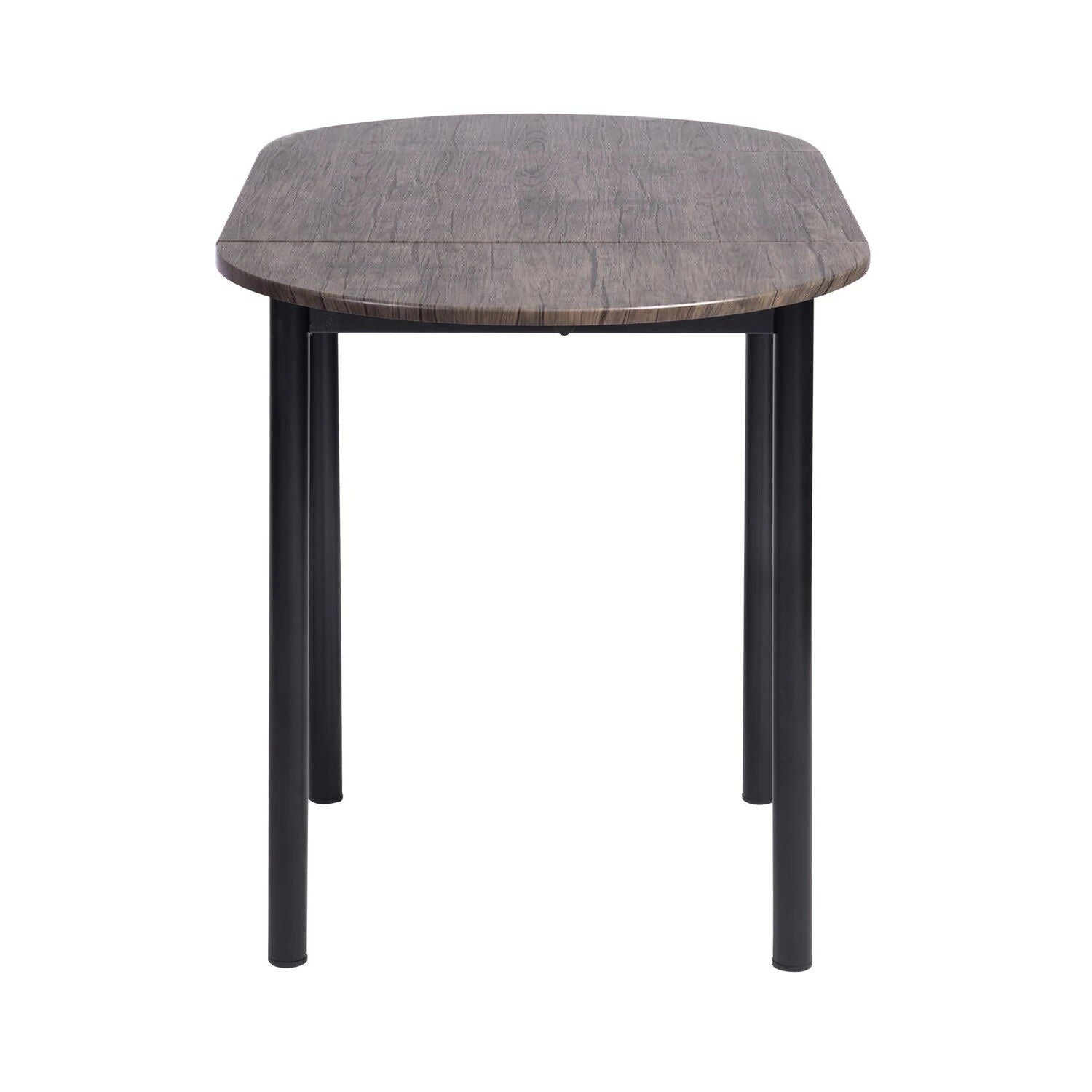 Chic Extendable Oval Drop Leaf Dining Table