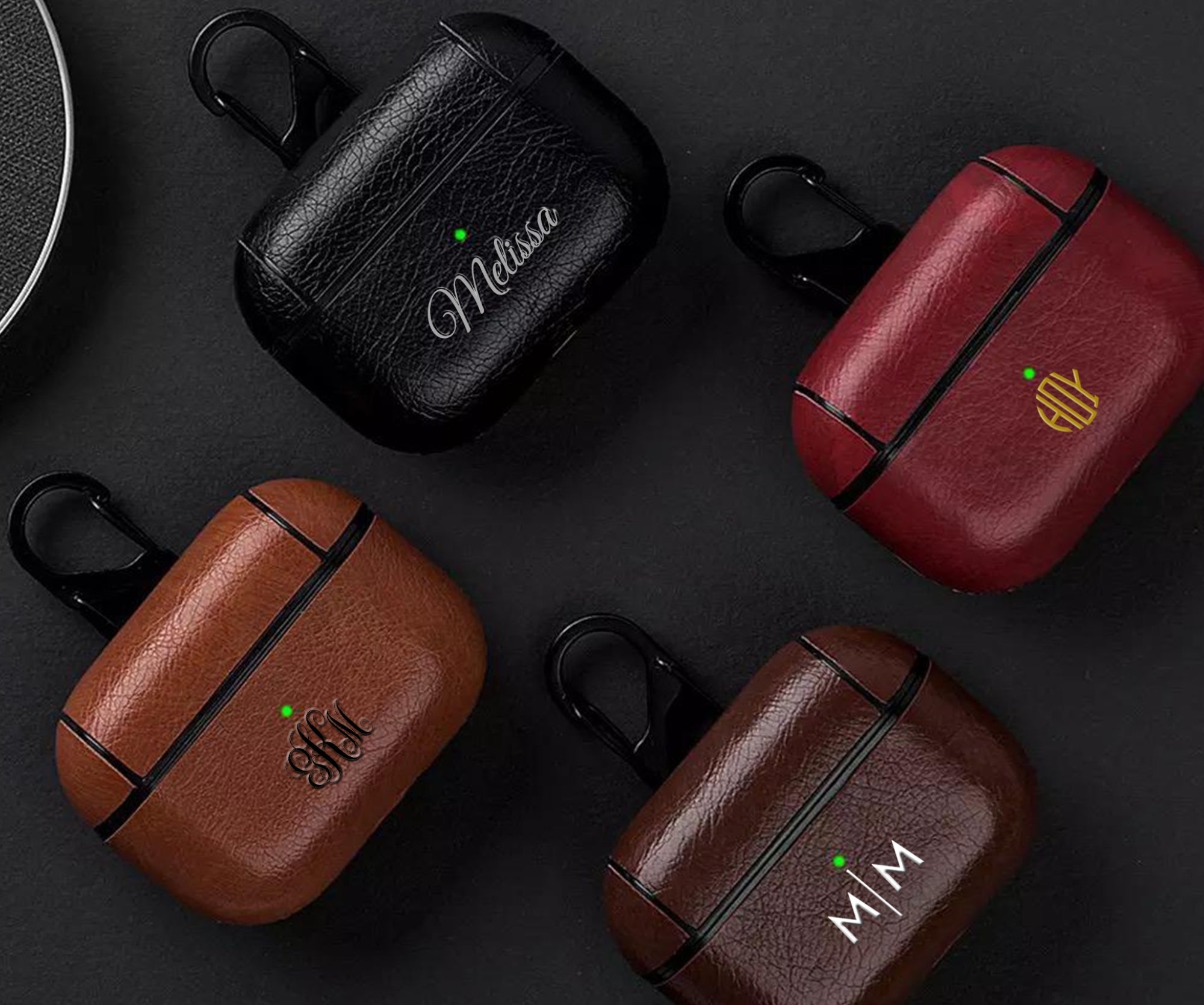 Custom Personalized AirPods Pro Case with Removeable Keychain Clip