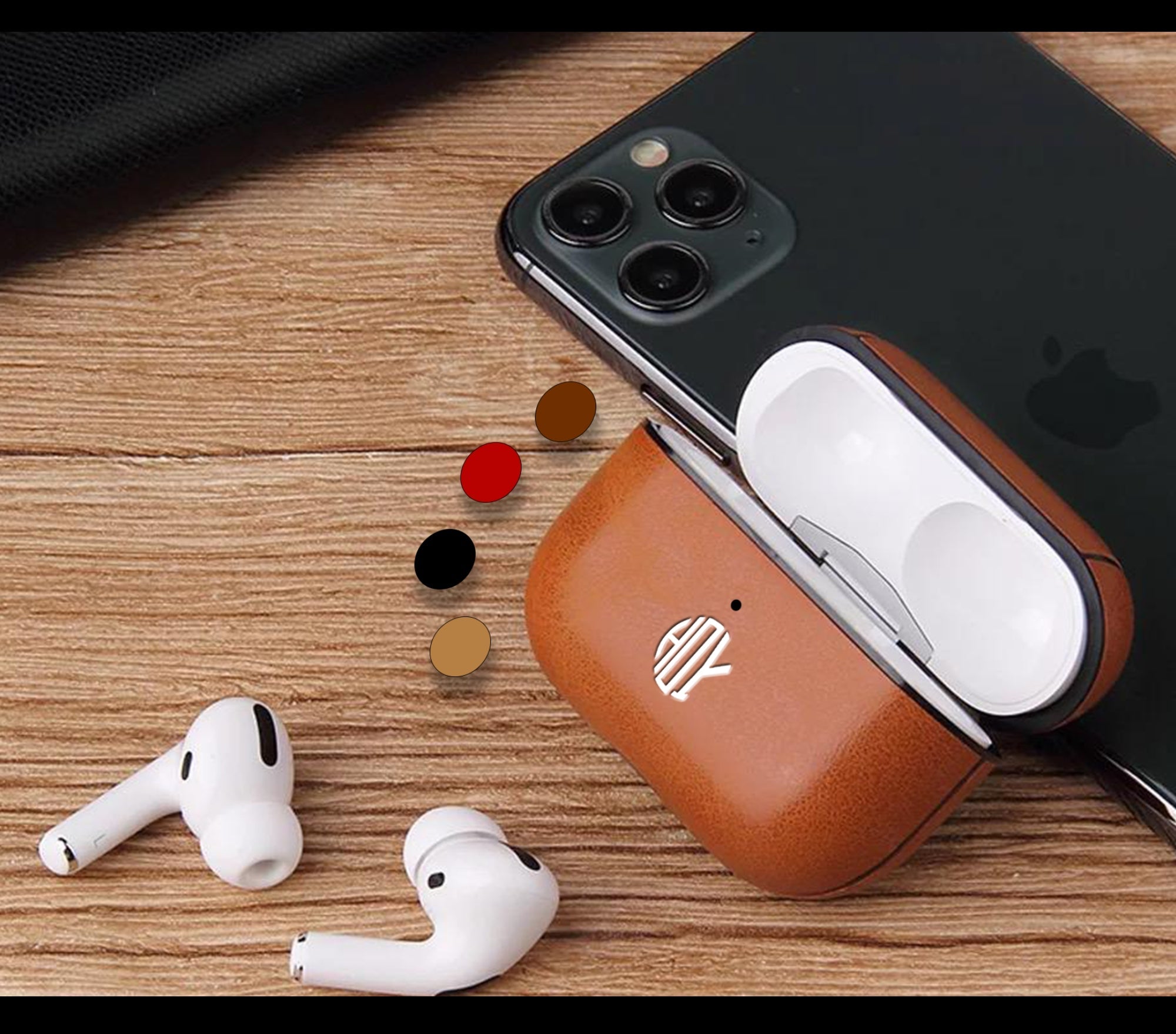 Custom Personalized AirPods Pro Case with Removeable Keychain Clip