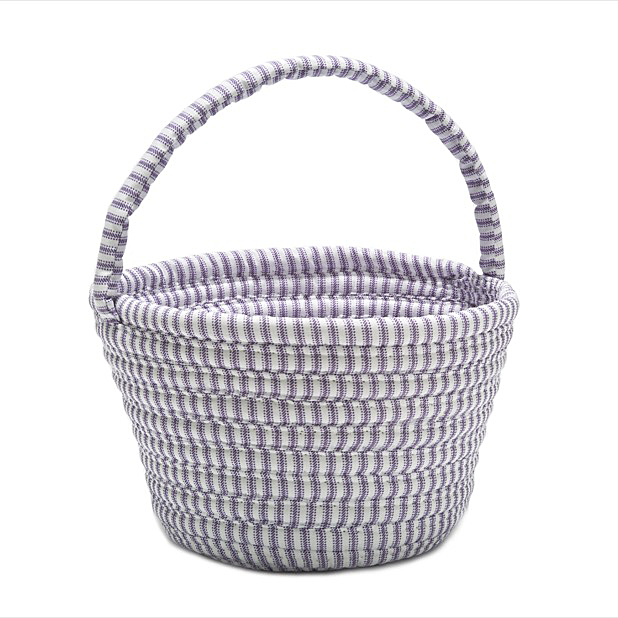 Colonial Mills EB40A008X007 8 x 12 x 7 in. Easter Ticking Basket, | Rose Chloe