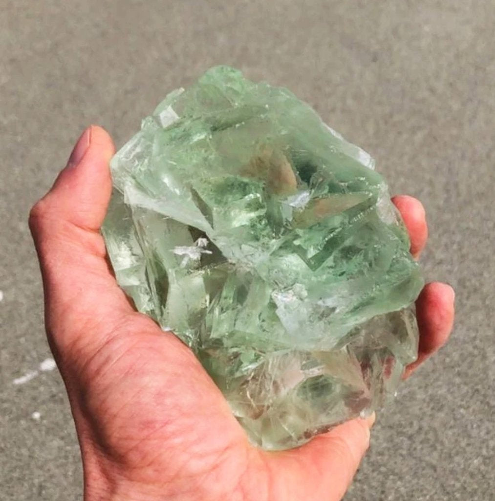 The Gentle Healer Green Fluorite Natural Crystal