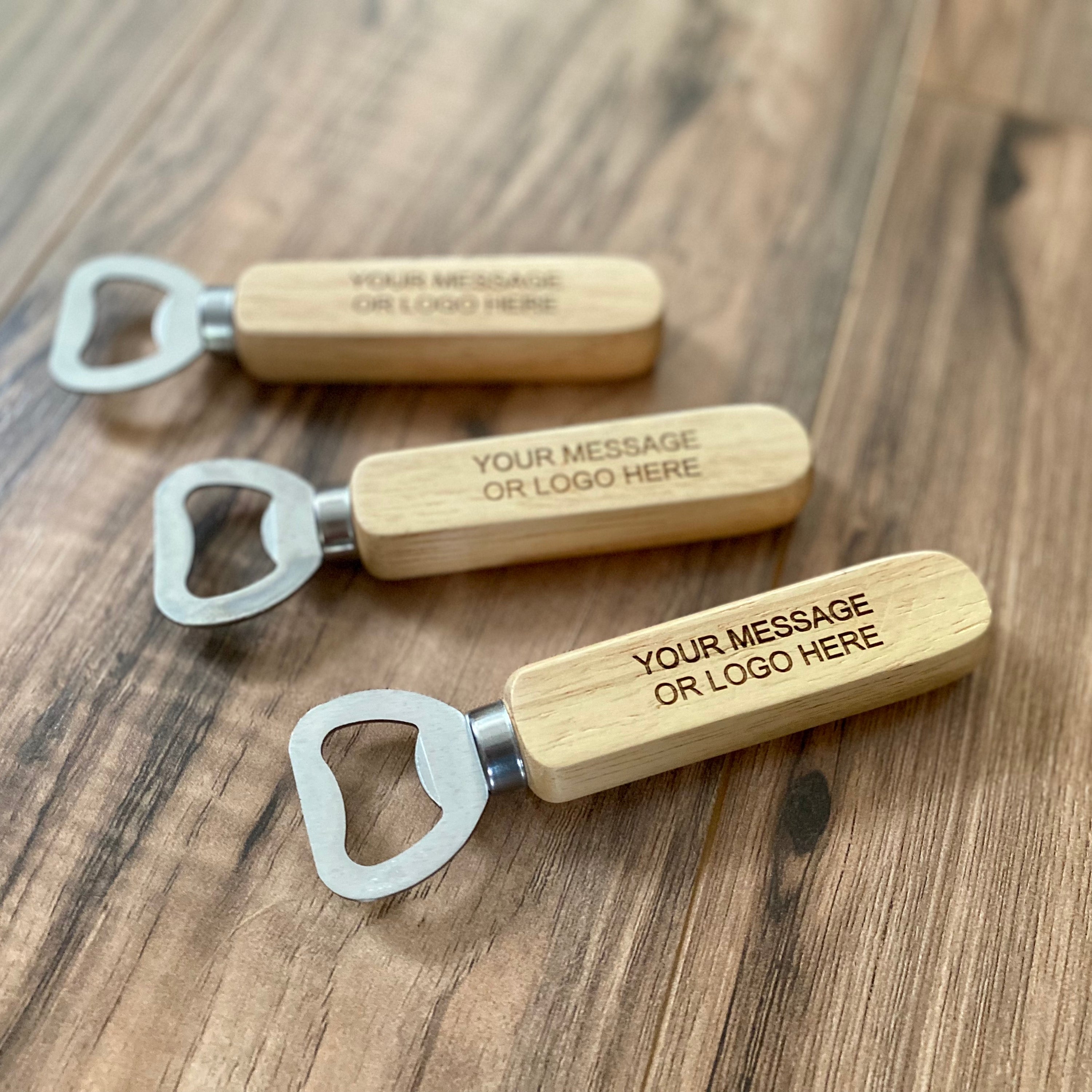 Custom Engraved Wood Bottle Opener