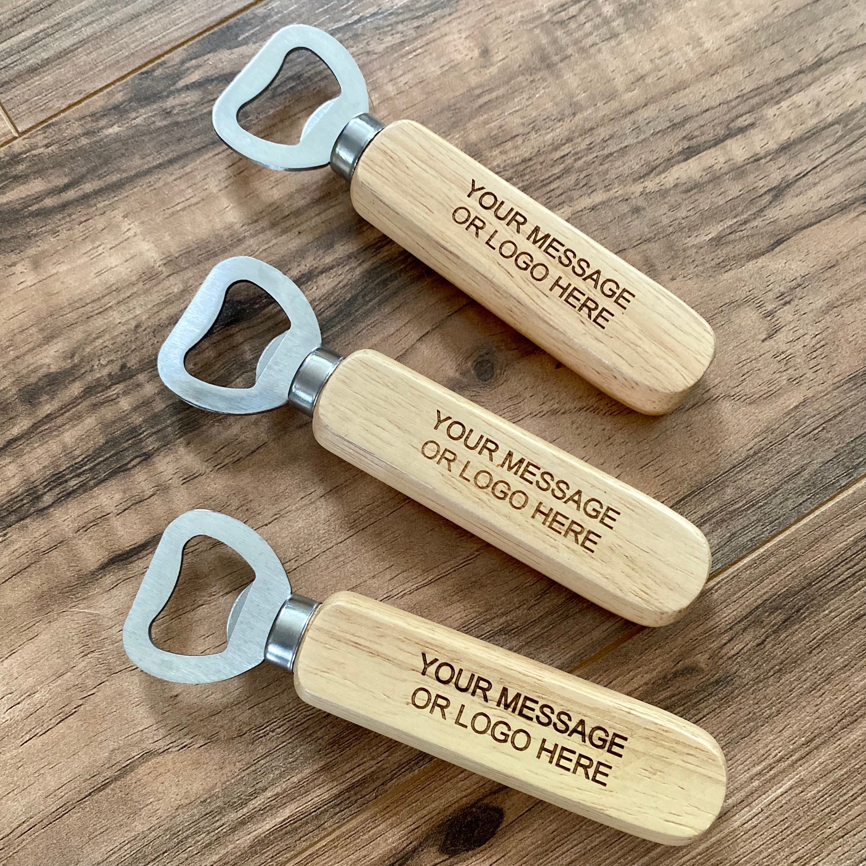 Custom Engraved Wood Bottle Opener