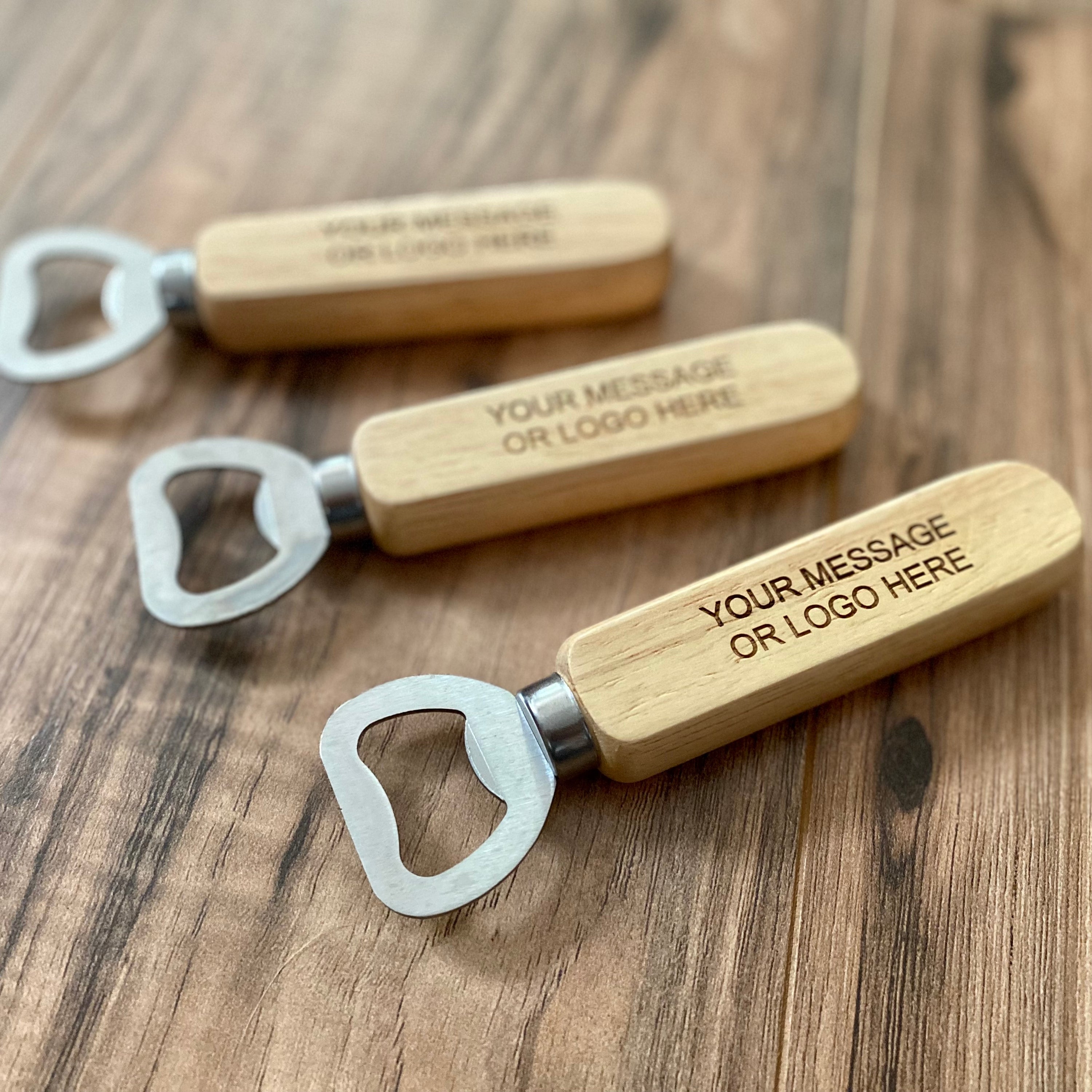 Custom Engraved Wood Bottle Opener