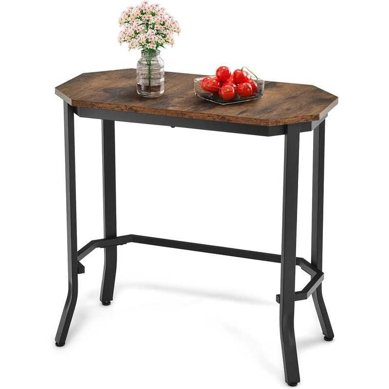 Compact Industrial Side Table