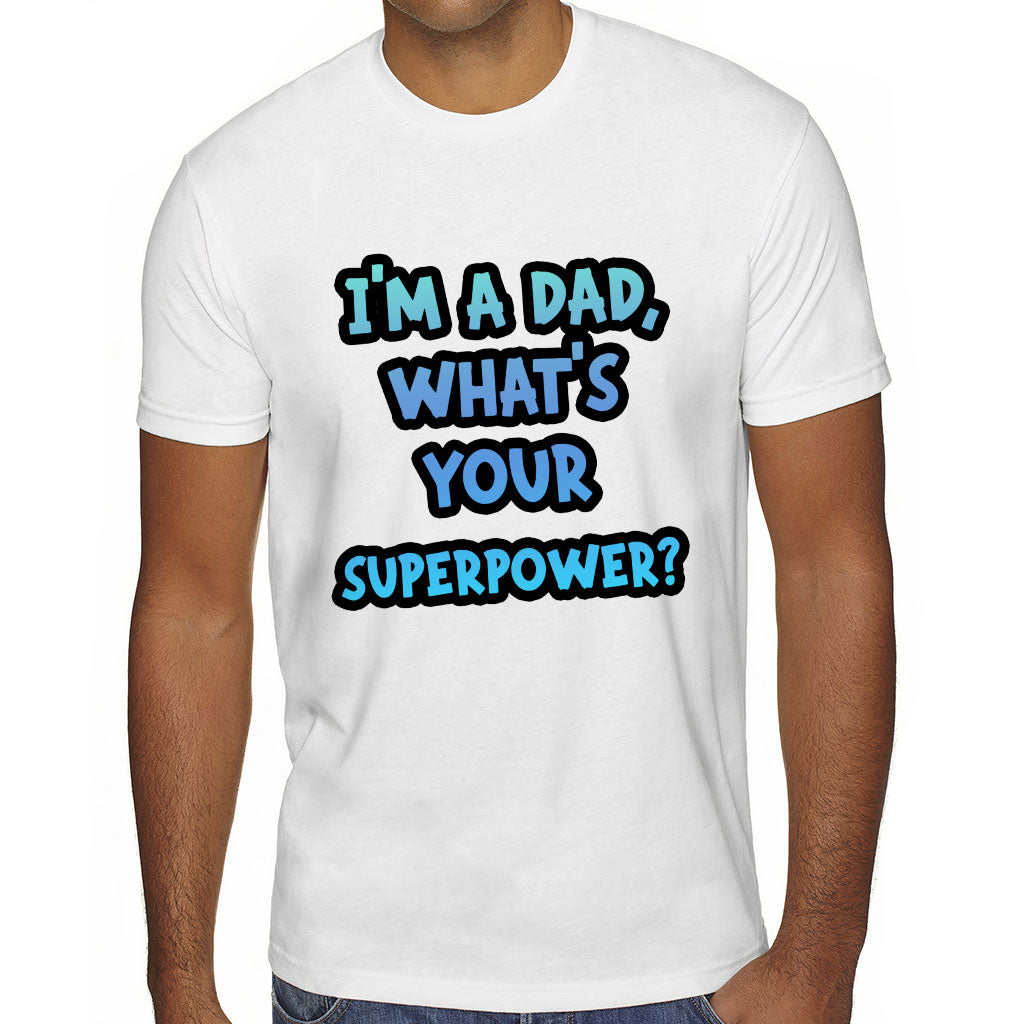 Dad Design Sueded T-Shirt - Trendy T-Shirt - Printed Sueded Tee