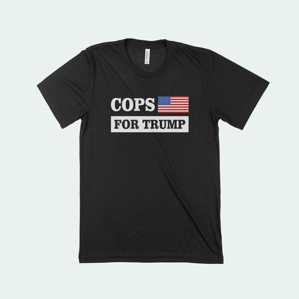 Cops for Trump T-Shirt - Trump Gear for Sale