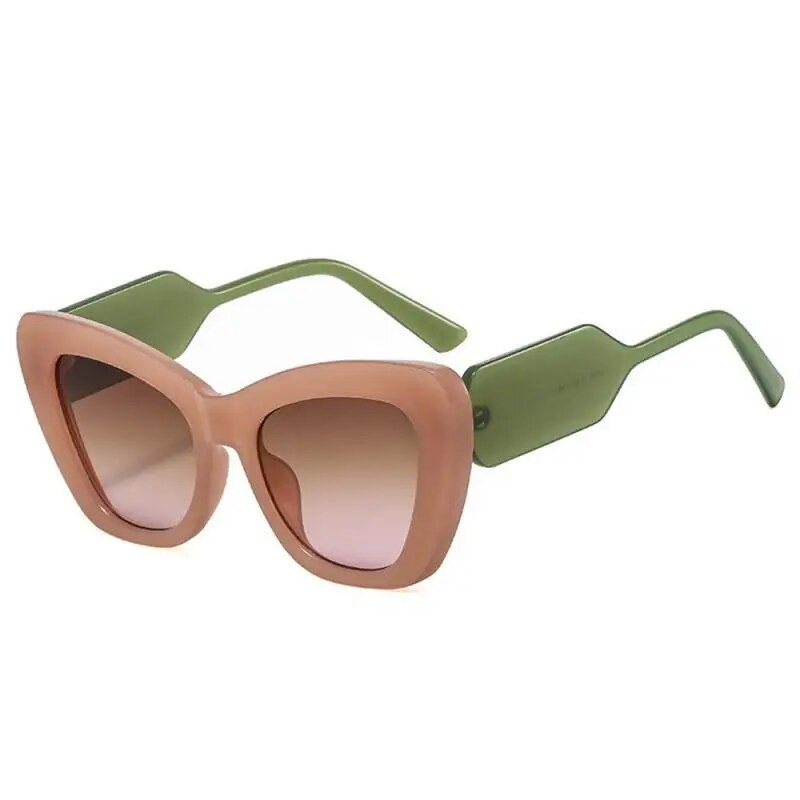 Chic Cat Eye Sunglasses - Unisex Vintage Oversized UV400 Protective Eyewear