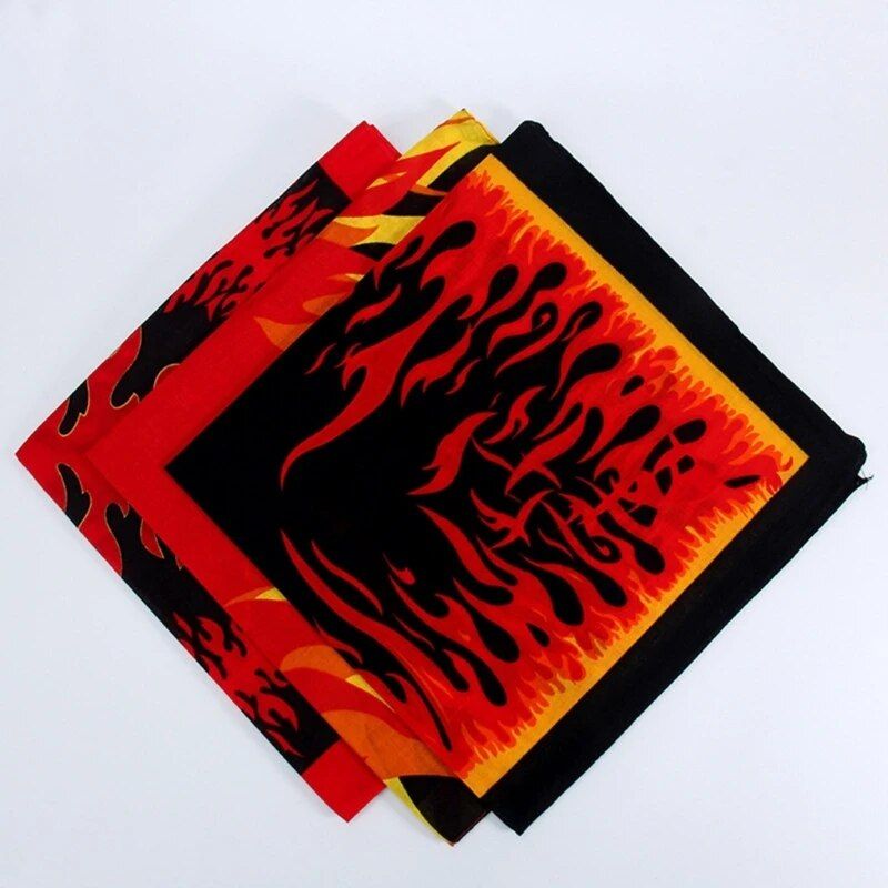 21" Unisex Flame Bandana