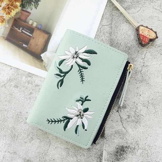 Floral Print Fashion Wallet