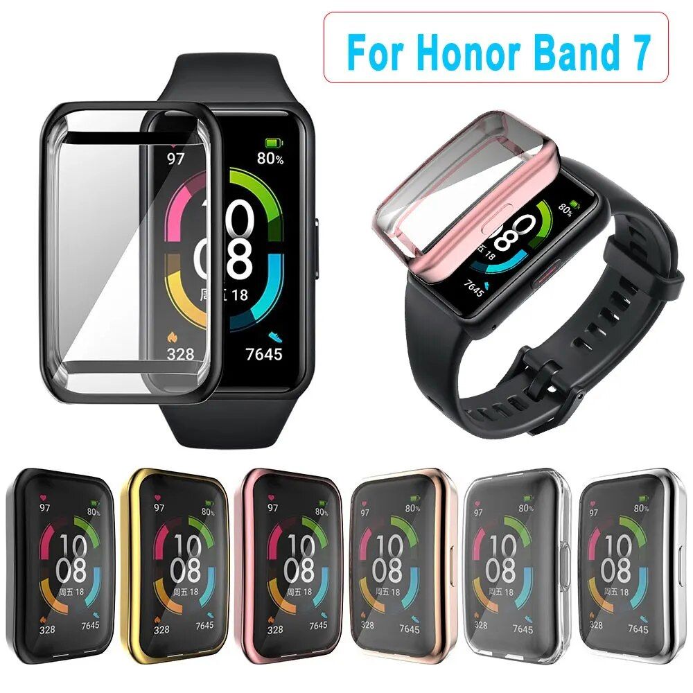 Huawei Honor Band 7 TPU Full Coverage Screen Protector Case