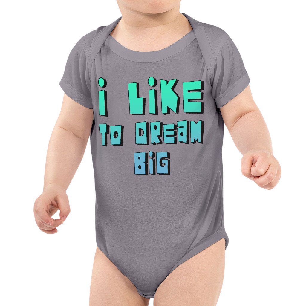 Dream Lover Baby Jersey Onesie - Text Design Baby Bodysuit - Printed Baby One-Piece