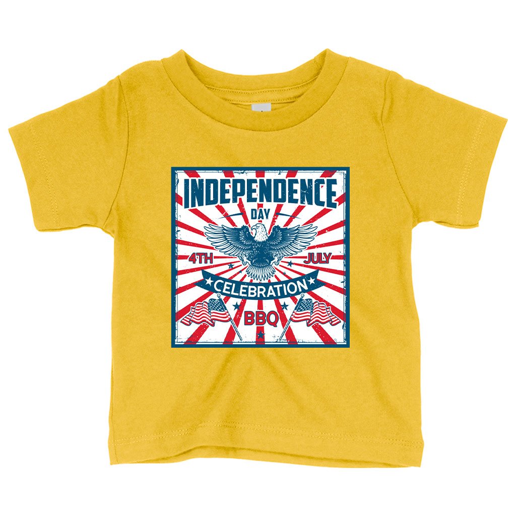 Baby Independence Day Celebration T-Shirt - Vintage Independence Day T-Shirt - Patriotic T-Shirt