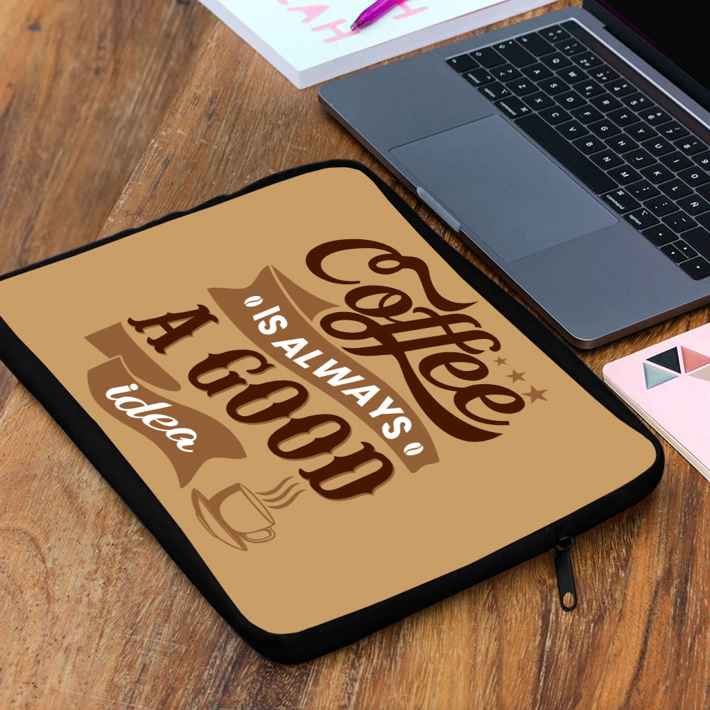 Coffee MacBook Air 14" Two-Sided Sleeve - Creative Laptop Sleeve - Themed MacBook Sleeve